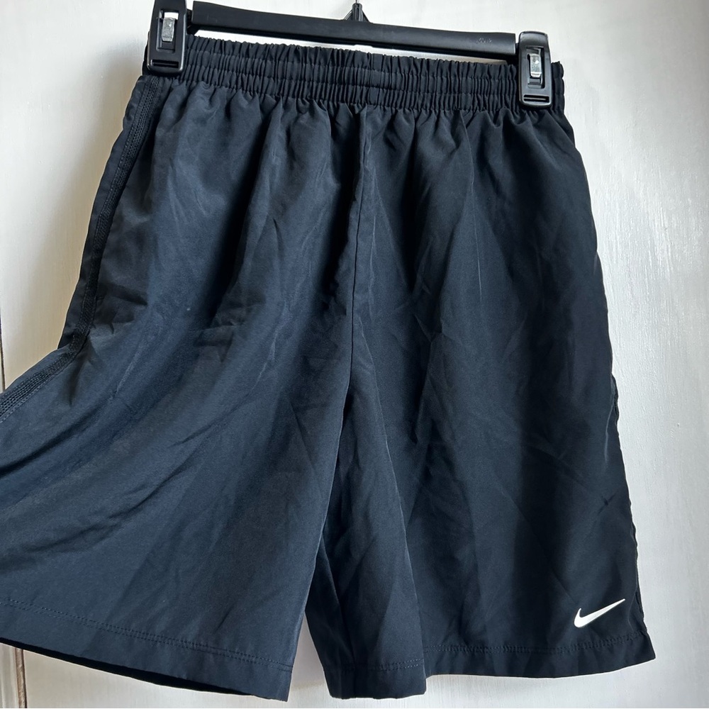 Nike Black Men's Athletic Training Shorts with Swoosh